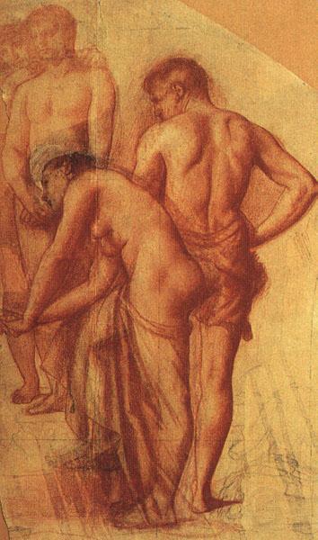 Chevannes, Pierre Puvis de Study of Four Figures for Repose Spain oil painting art
